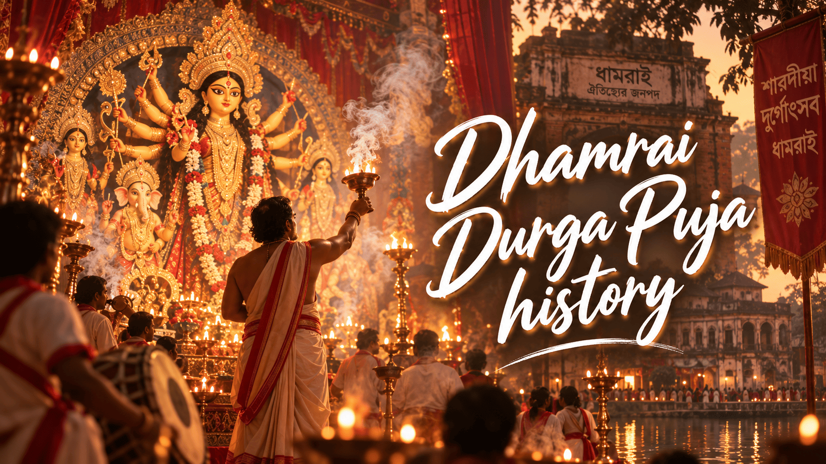 Dhamrai Durga Puja history