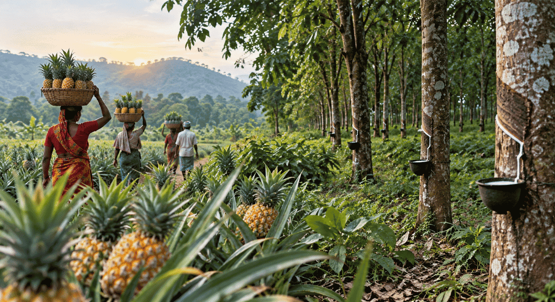 Madhupur Pineapple Farms & Rubber Gardens