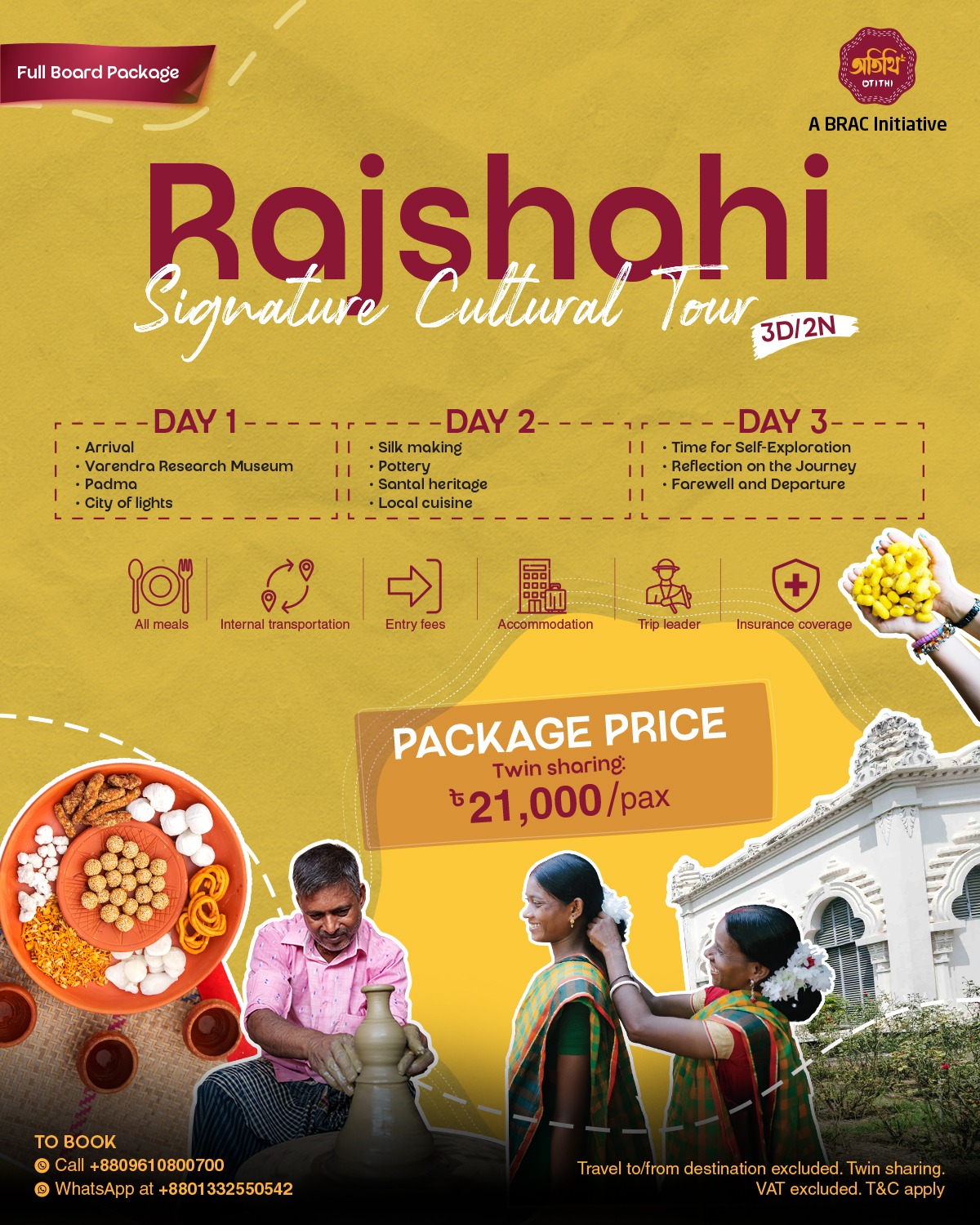 Rajshahi Signature Cultural Tour (3D/2N)